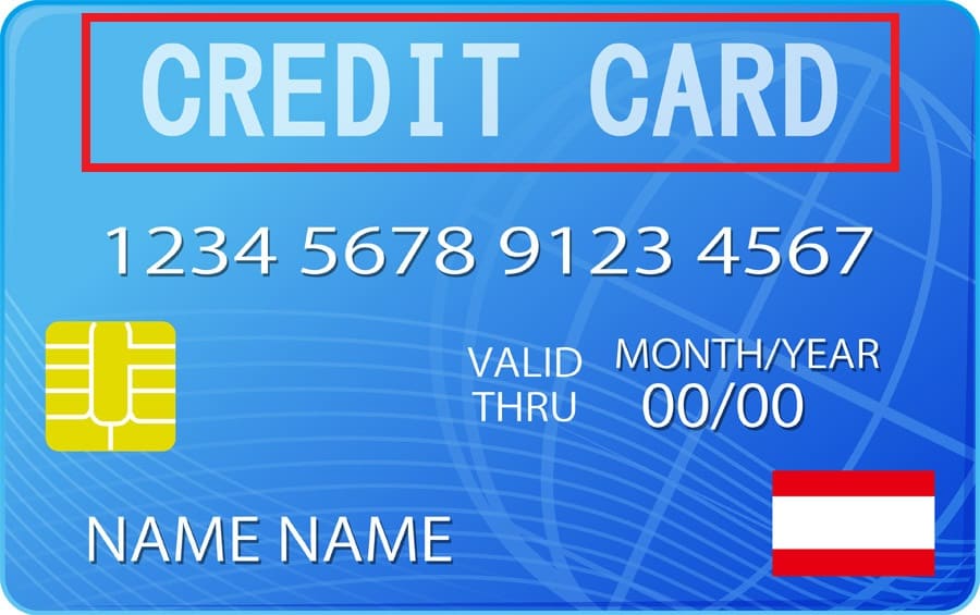 クレジットカード会社名の記載例